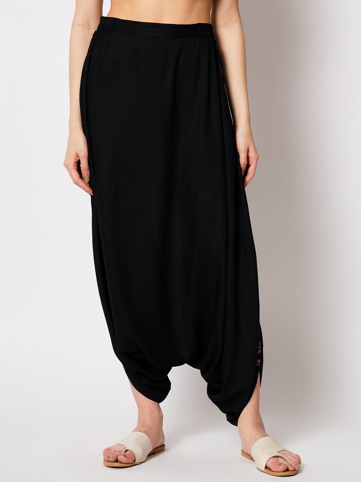 9rasa Black Printed Salwar