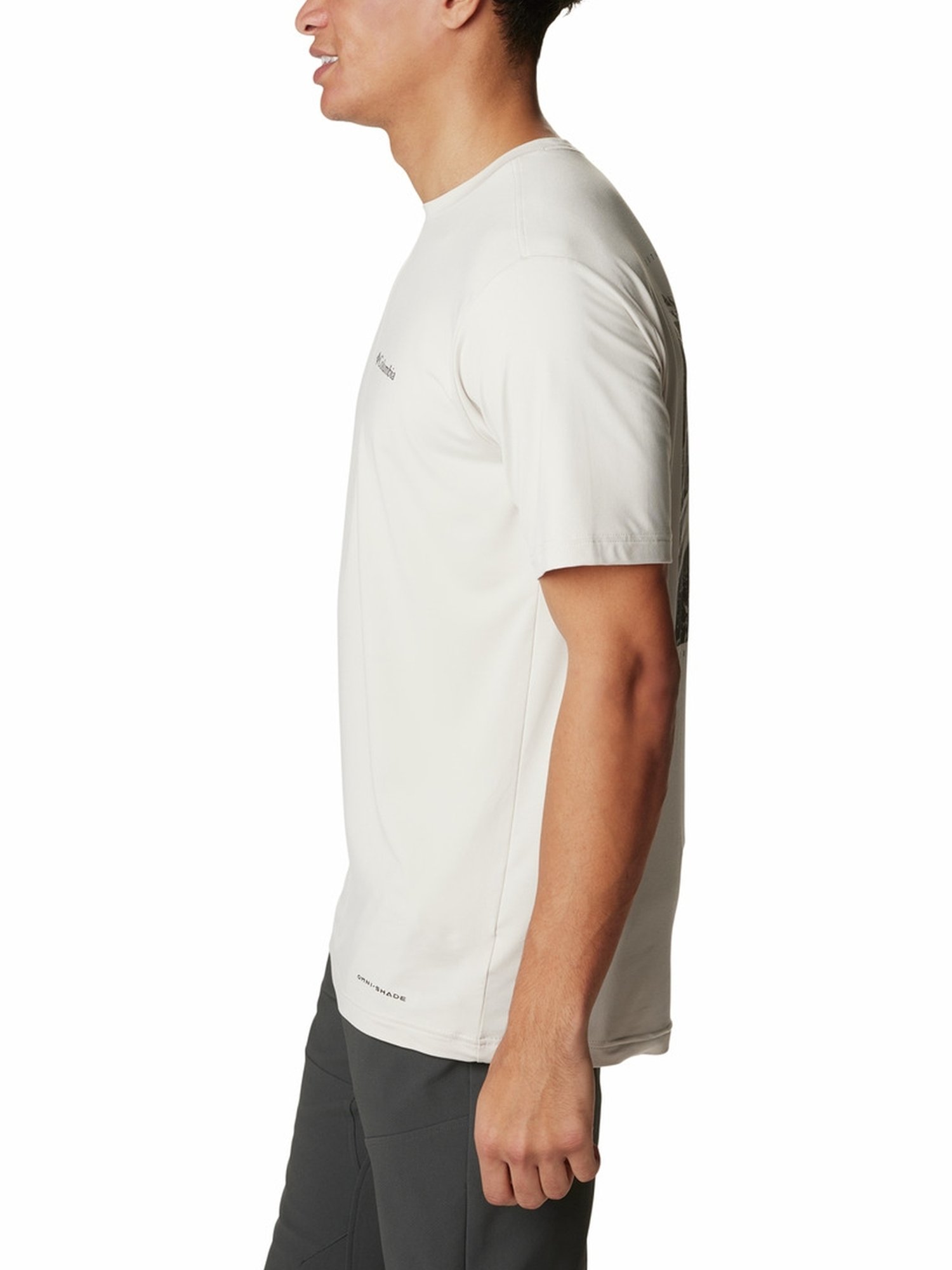 Columbia Brown Regular Fit Printed T-Shirt