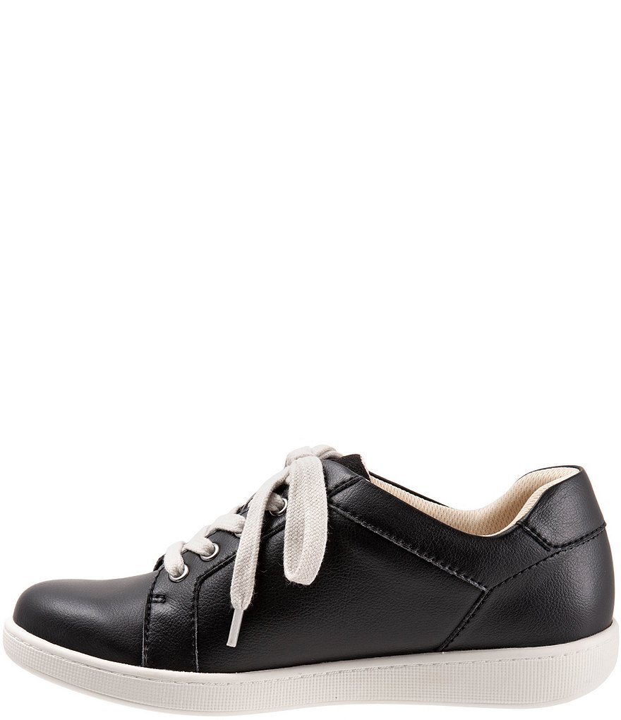 Trotters Adore Leather Lace-Up Sneakers