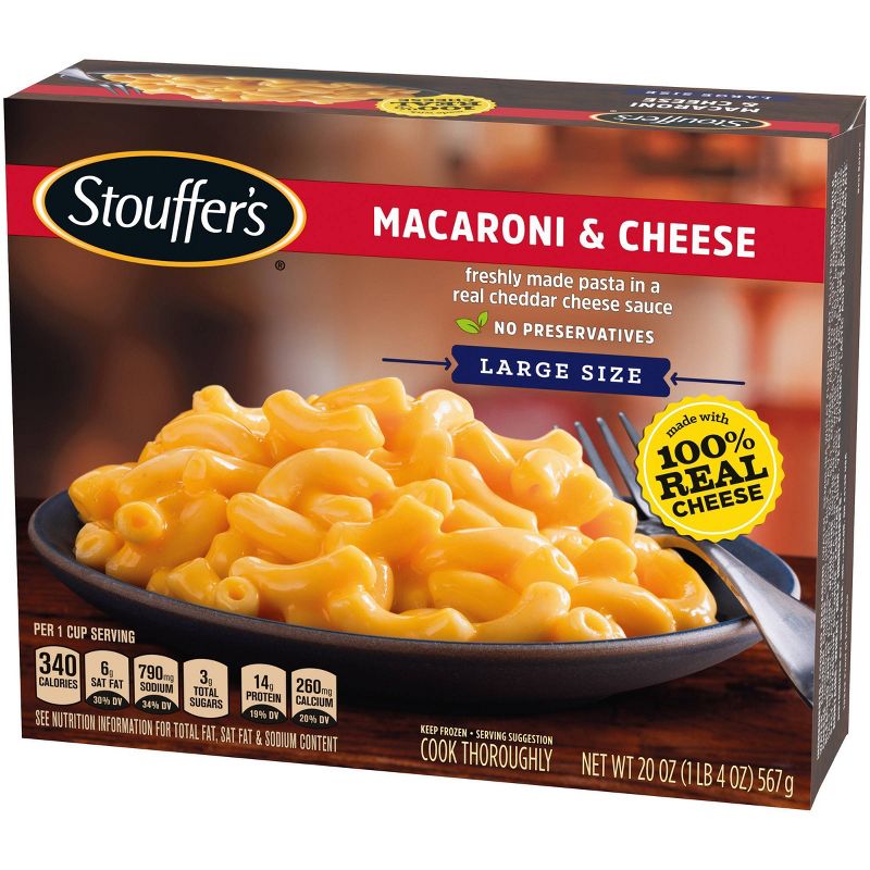 Stouffer's Large Size Frozen Macaroni And Cheese - 20oz