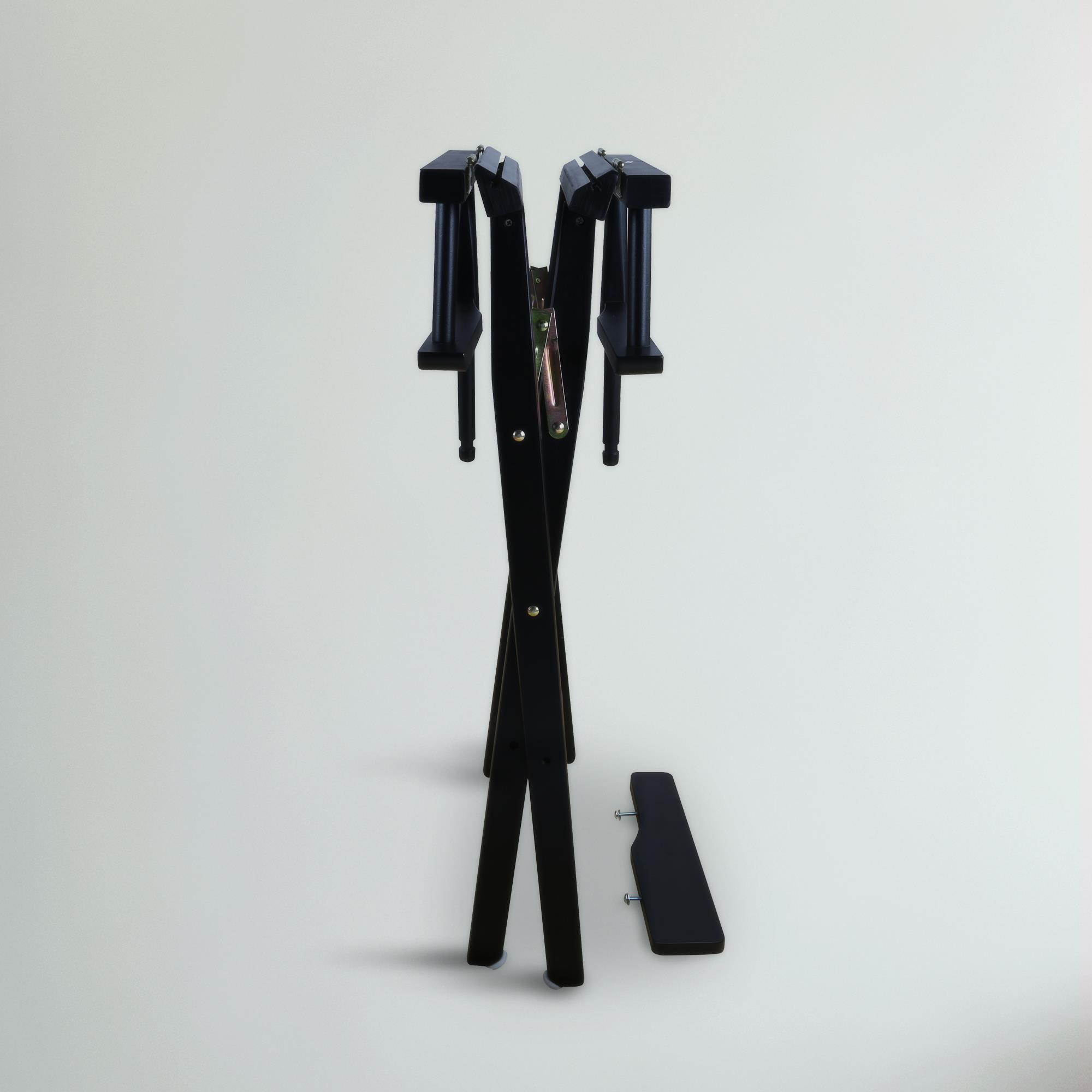 Casual Home 230-02-021-15 30 in. Directors Chair Black Frame with Black Canvas