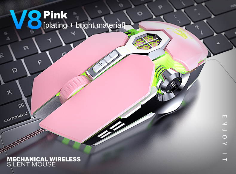 V8 Mechanical Wired Mouse Gaming Computer Gaming Macro Programming Mouse