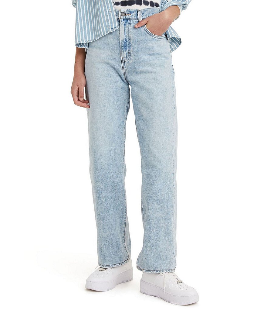 Celebrity Pink Shadow Knee Mid Rise Straight Jeans