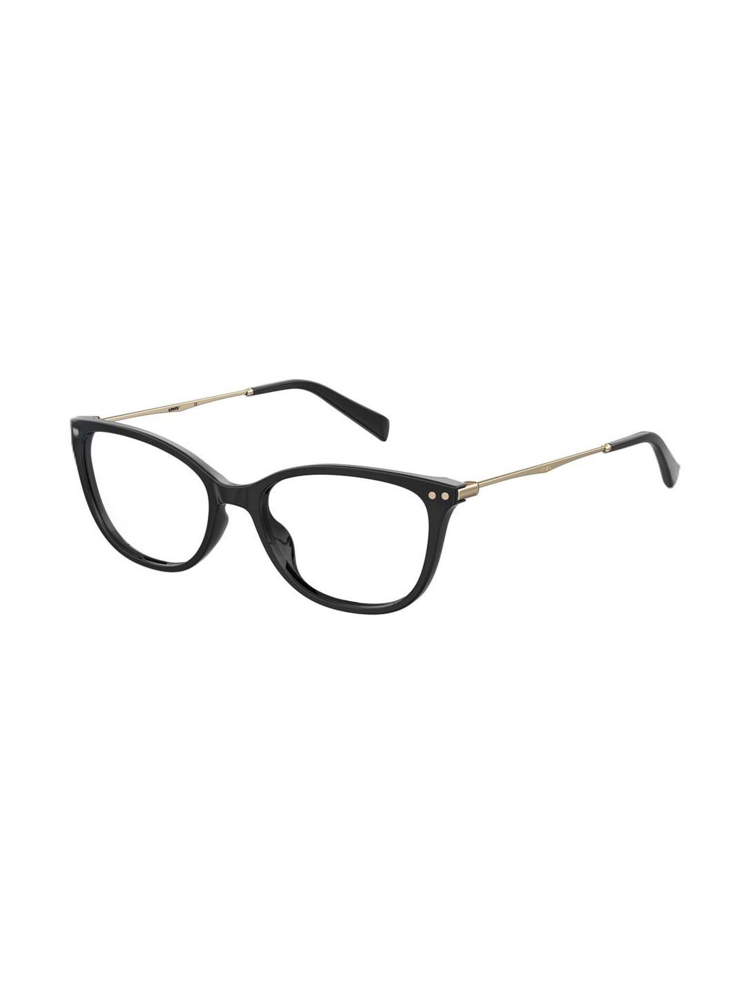 Levi's Black Rectangular Eye Frames for Women