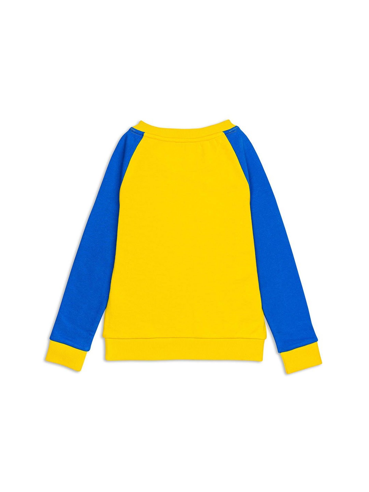 H by Hamleys Boys Yellow Printed Full Sleeves Sweatshirt