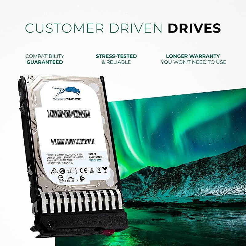 GB 10K RPM 512n SAS 6Gb/s 2.5-Inch HDD for HP Proliant Servers | Enterprise Data Center Hard Drive in HPE G7 Tray Compatible with 581286-B21 581311-001 597609-003 EG0FBDBU