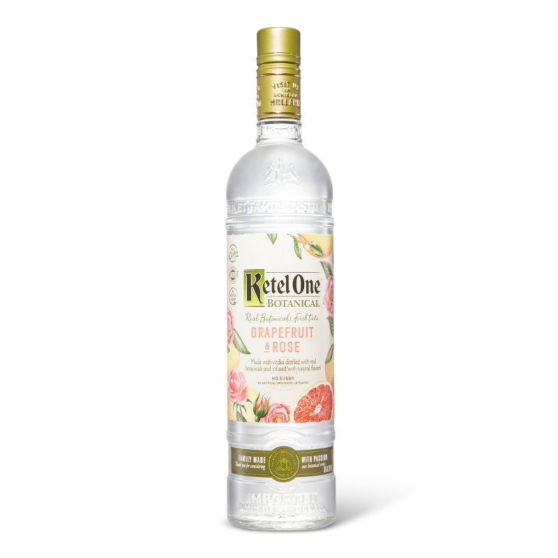 Ketel One Botanicals Grapefruit and Rose Vodka - 750ml Bottle