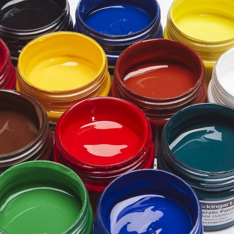 12pc Acrylic Paint Set - Kingart