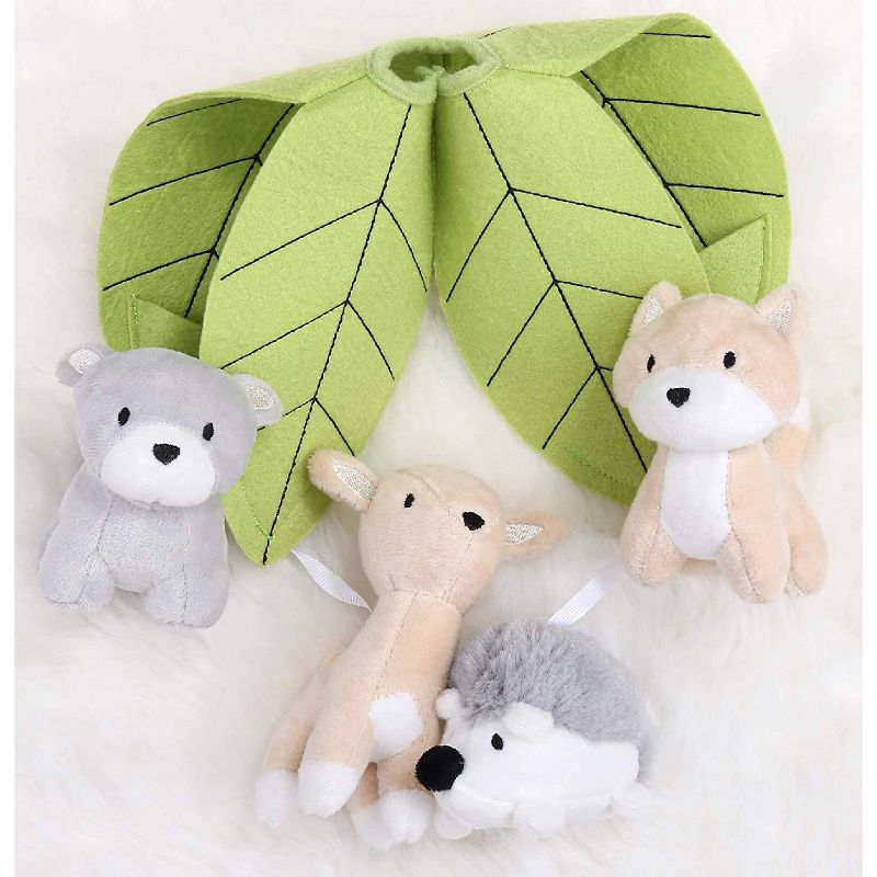 The Peanutshell Woodland Musical Mobile - Pink