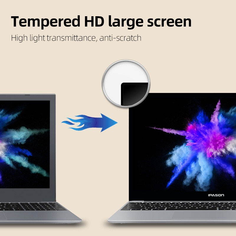 IPASON Maxbook - P1 IPS 15.6" Laptop FHD Intel J4125 4 Core up to 2.7GHz 8GB DDR4 RAM 256GB SSD Windows 10 home Notebook Computer Ultra Thin and Light Notebook Business Office Student Ultrabook