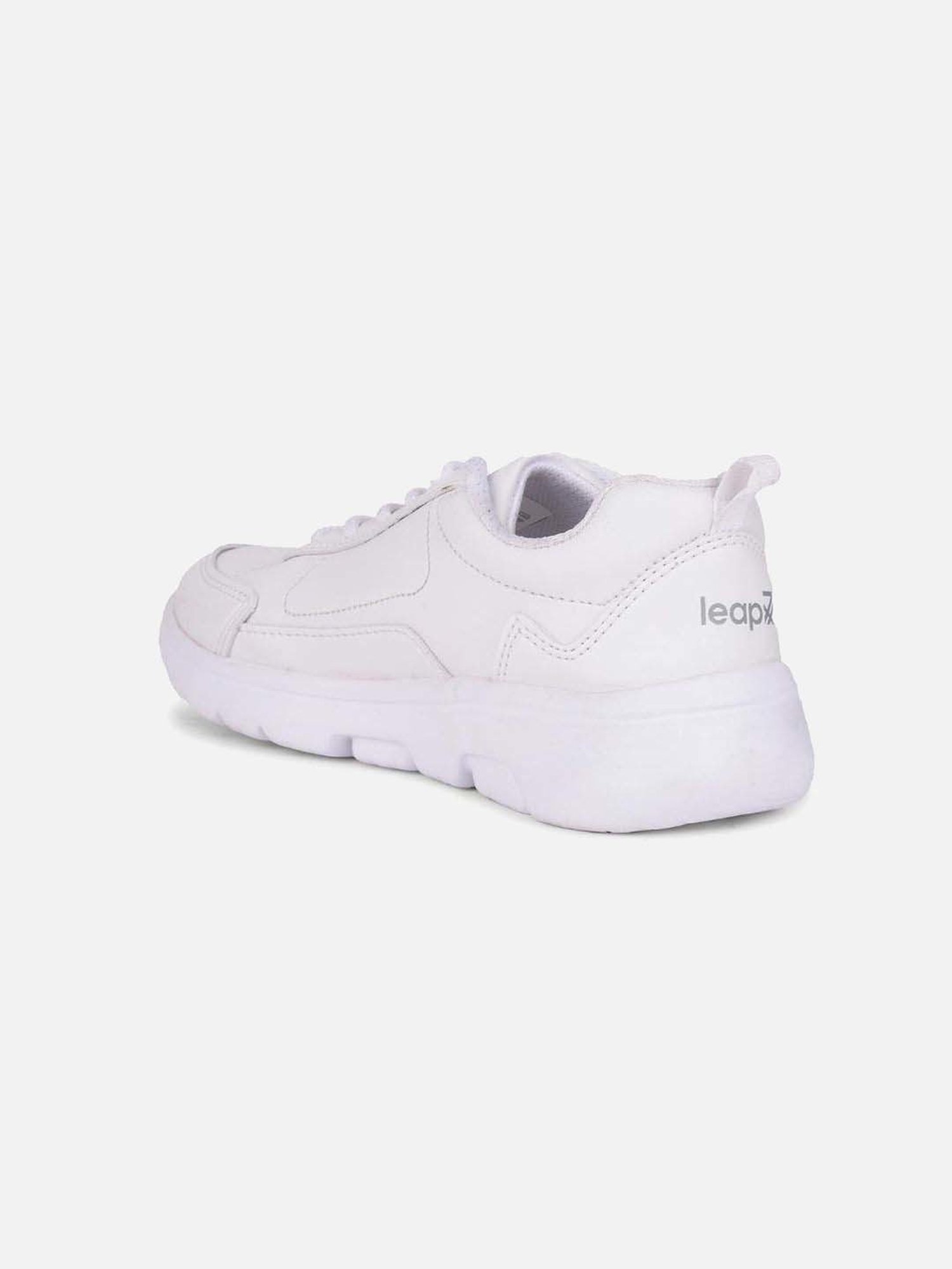 Liberty Girls White Casual Wear Uniform Shoes