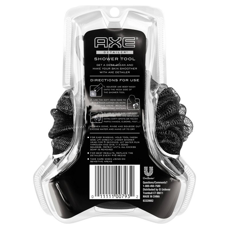 AXE Detailer 2-Sided Body Wash Soap Shower Tool - Colors May Vary