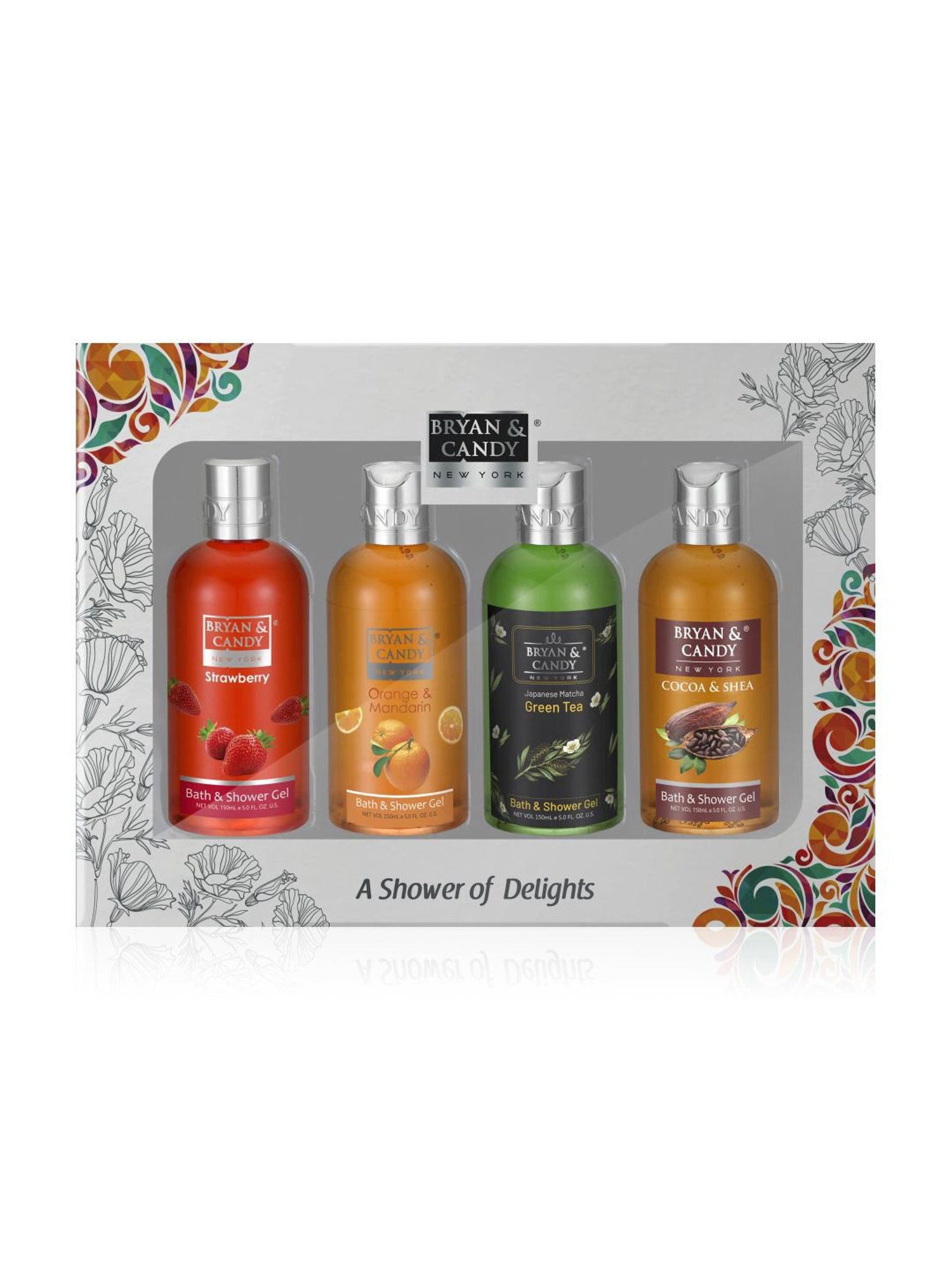 Bryan & Candy Shower of Delights Shower Gel Kit Pack of 4