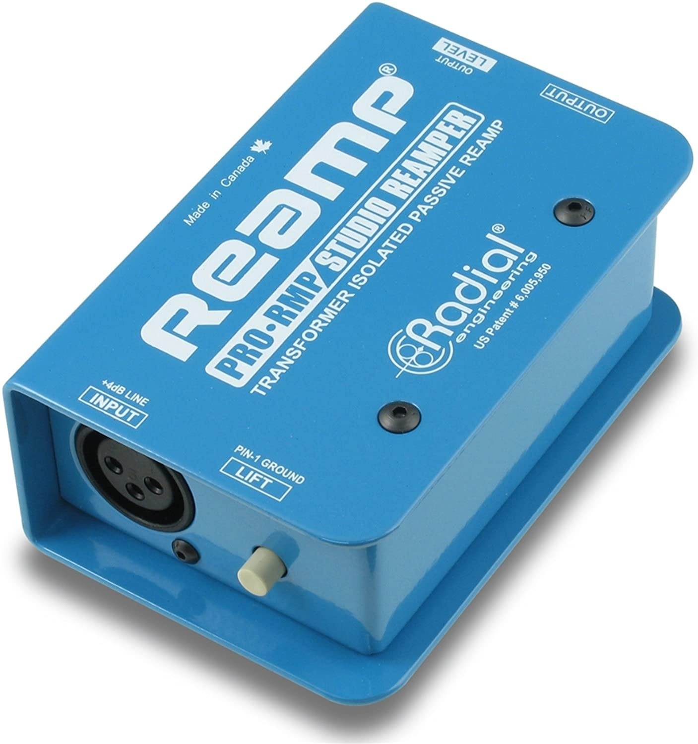 Radial Engineering R800-1125 ProRMP Studio Re-Amper Passive Re-Amping Direct Box