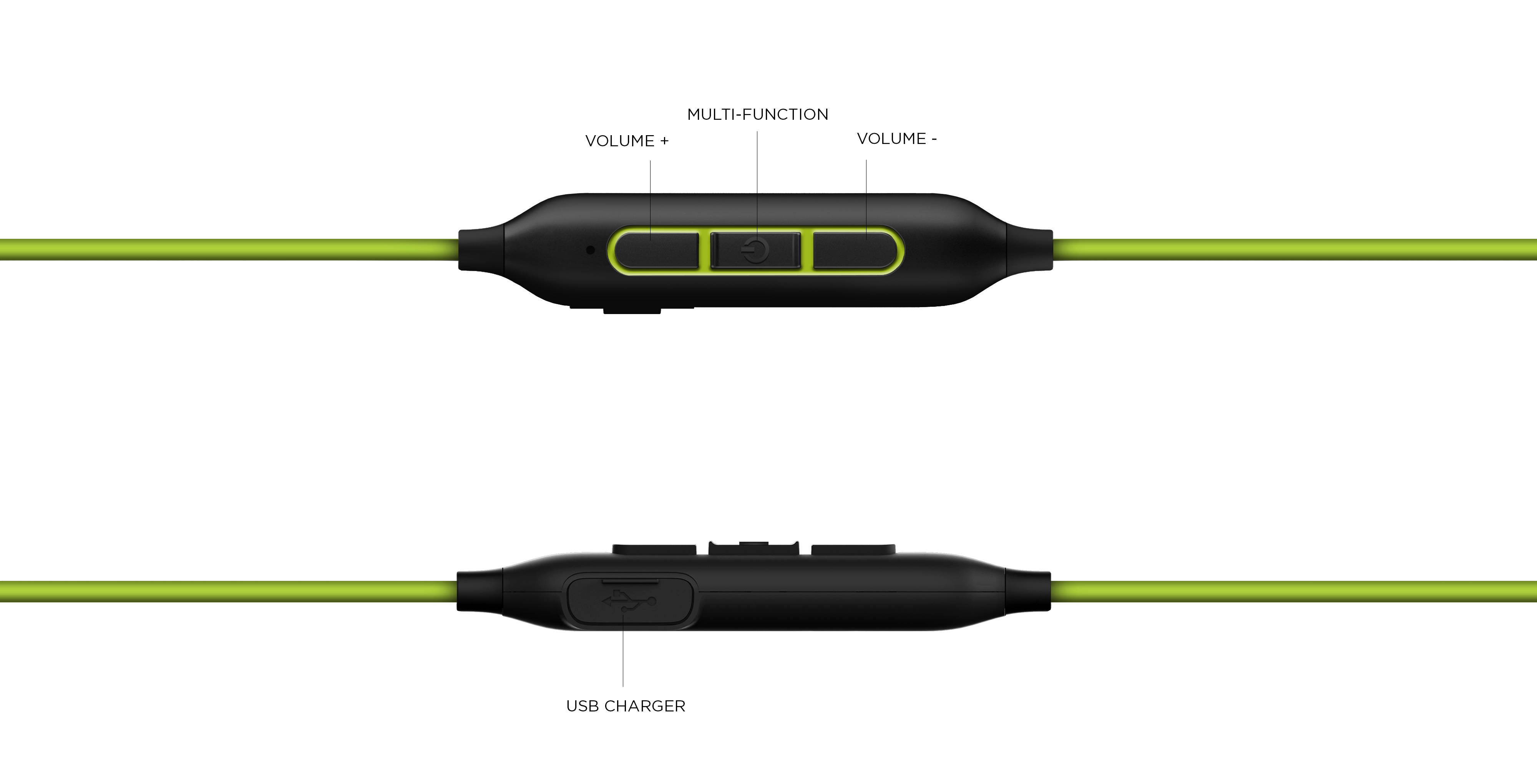 1MORE iBFree Bluetooth 4.2 Sports Earphones Wireless Headphones IPX6 Waterproof Anti Slip with Microphone - E1018BT Black