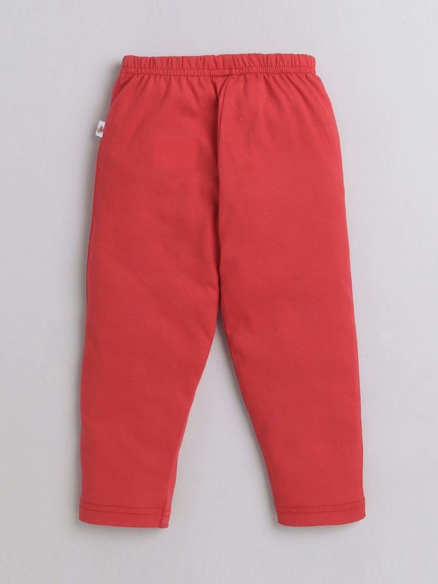 Bumzee Girls Red & Pink Printed Pajamas (Pack of 3)