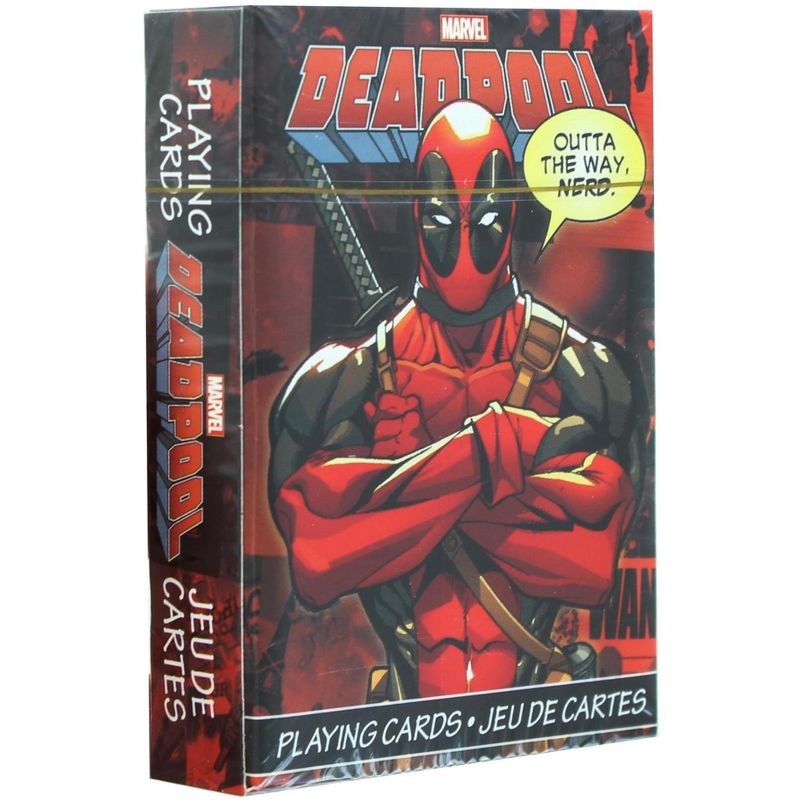 NMR Distribution Marvel Deadpool Comics Playing Cards | 52 Card Deck + 2 Jokers