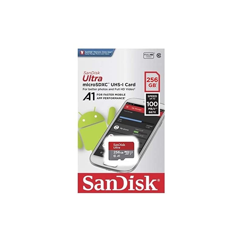 256GB Ultra Micro SDXC Memory Card Bundle Works with Samsung Galaxy Note 8 Note 9 Note Fan Edition Phone UHSI Class 10 SDSQUAR256GGN6MA Plus Everything But Stromboli TM Card Reader