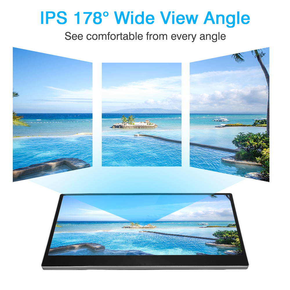 Eyoyo 15.6" 4K HDR Lcd gaming Monitor Type c multipurpose potable monitor for PC sony PS4 xbox switch 3840X2160