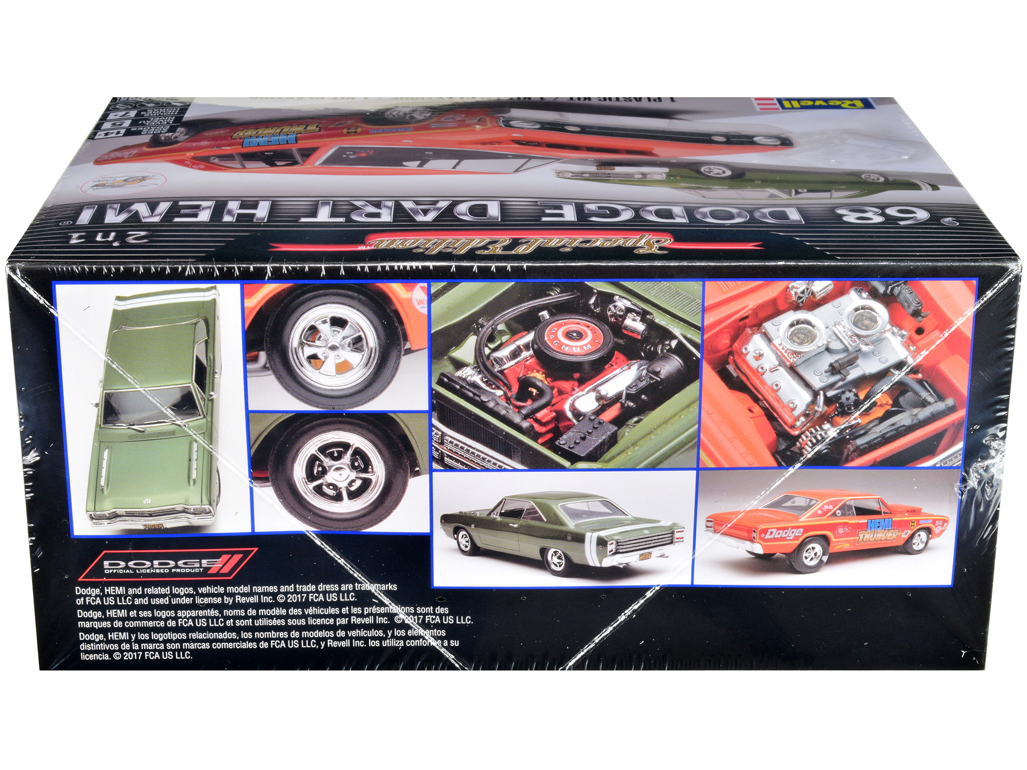 Level 4 Model Kit 1970 Dodge Challenger T/A "Streetburner" 2-in-1 Kit 1/24 Scale Model by Revell