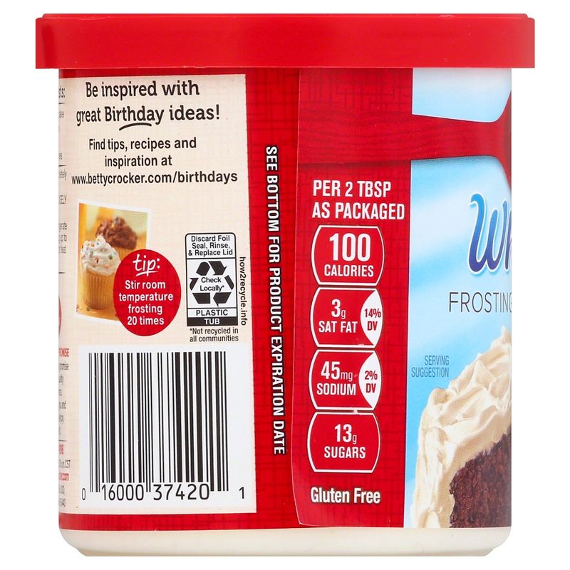 Betty Crocker Whipped Cream Cheese Frosting - 12oz