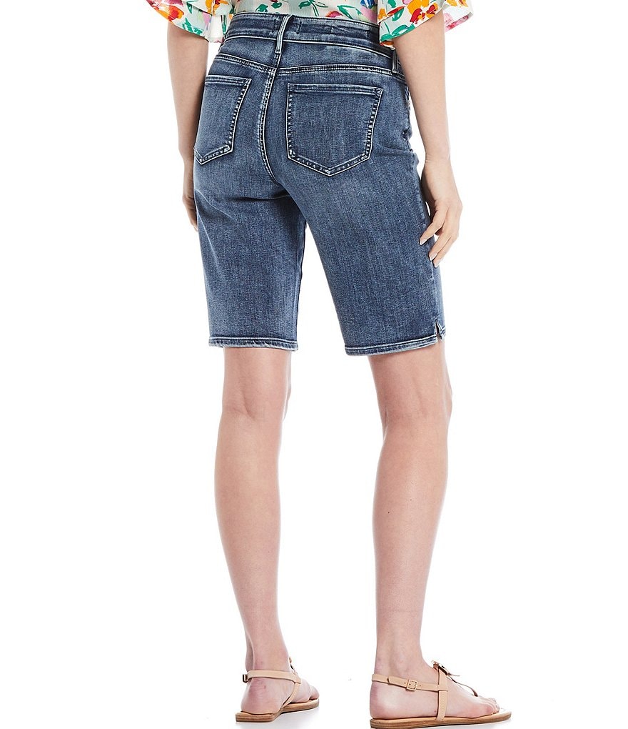 Westbound Petite Size the PARK AVE fit Indigo Skimmer Shorts