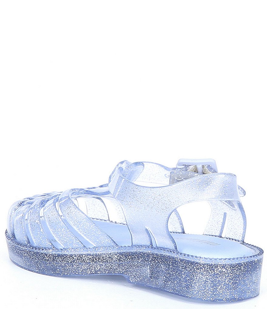 Mini Melissa Girl's Mini Possession Glitter Fisherman Sandals (Infant)