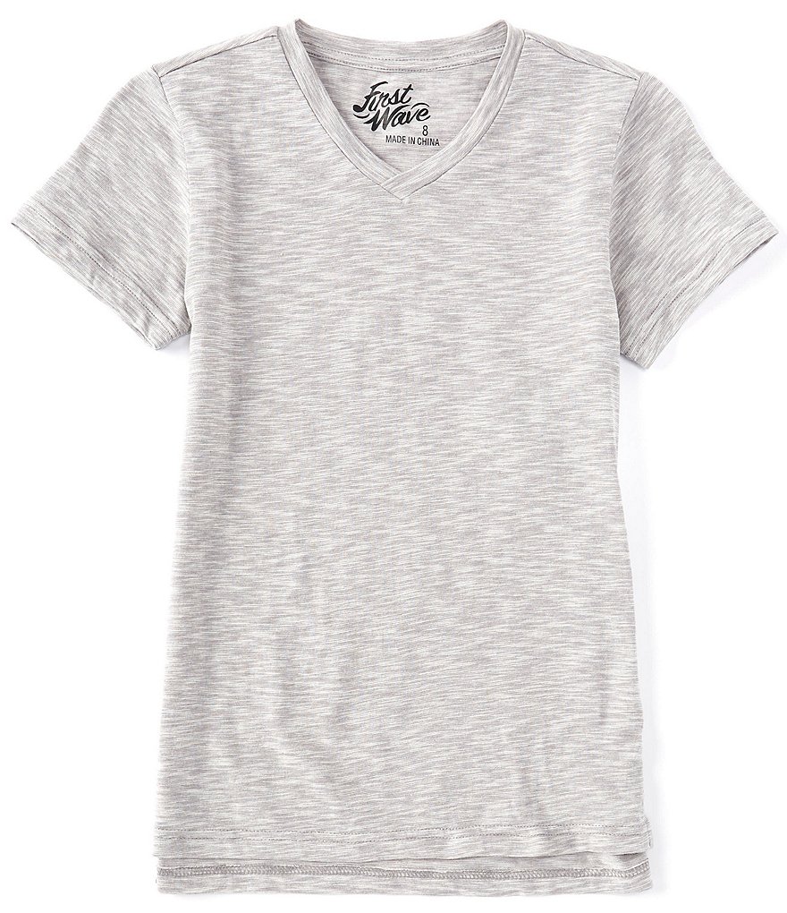 First Wave Big Boys 8-20 Short-Sleeve Eoe V-Neck Tee