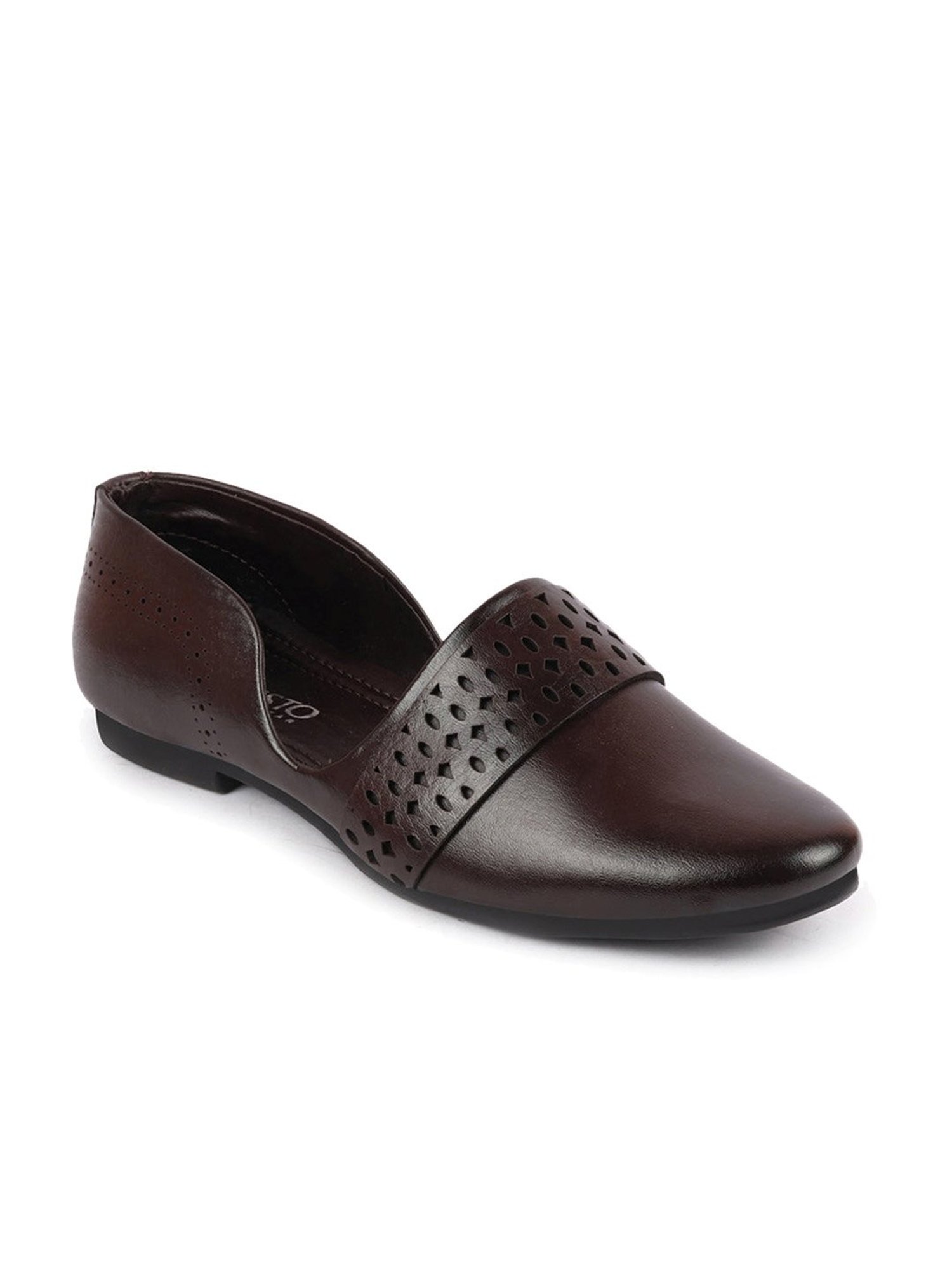 Walkway Men's Black Ethnic Juttis