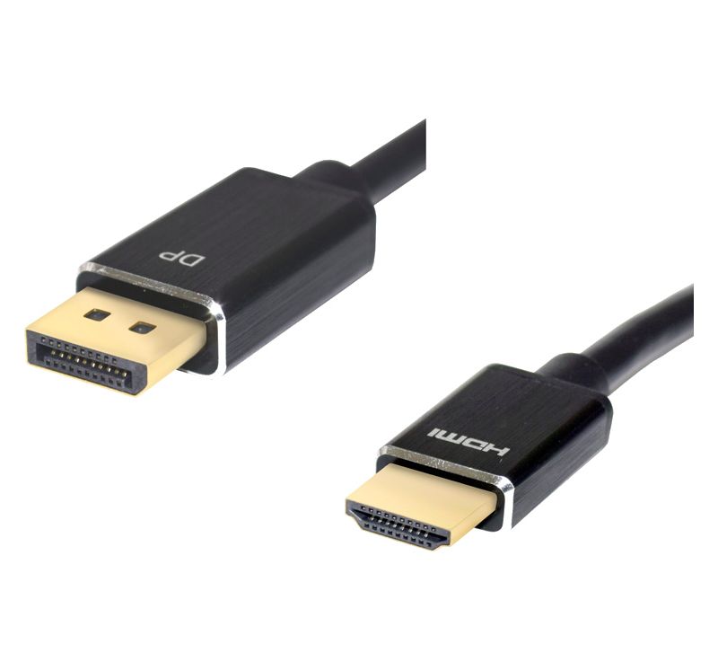 Premiertek DisplayPort DP 1.2a to HDMI 2.0 Converter Cable 4K2K 60Hz 6.56ft (2 Meter)
