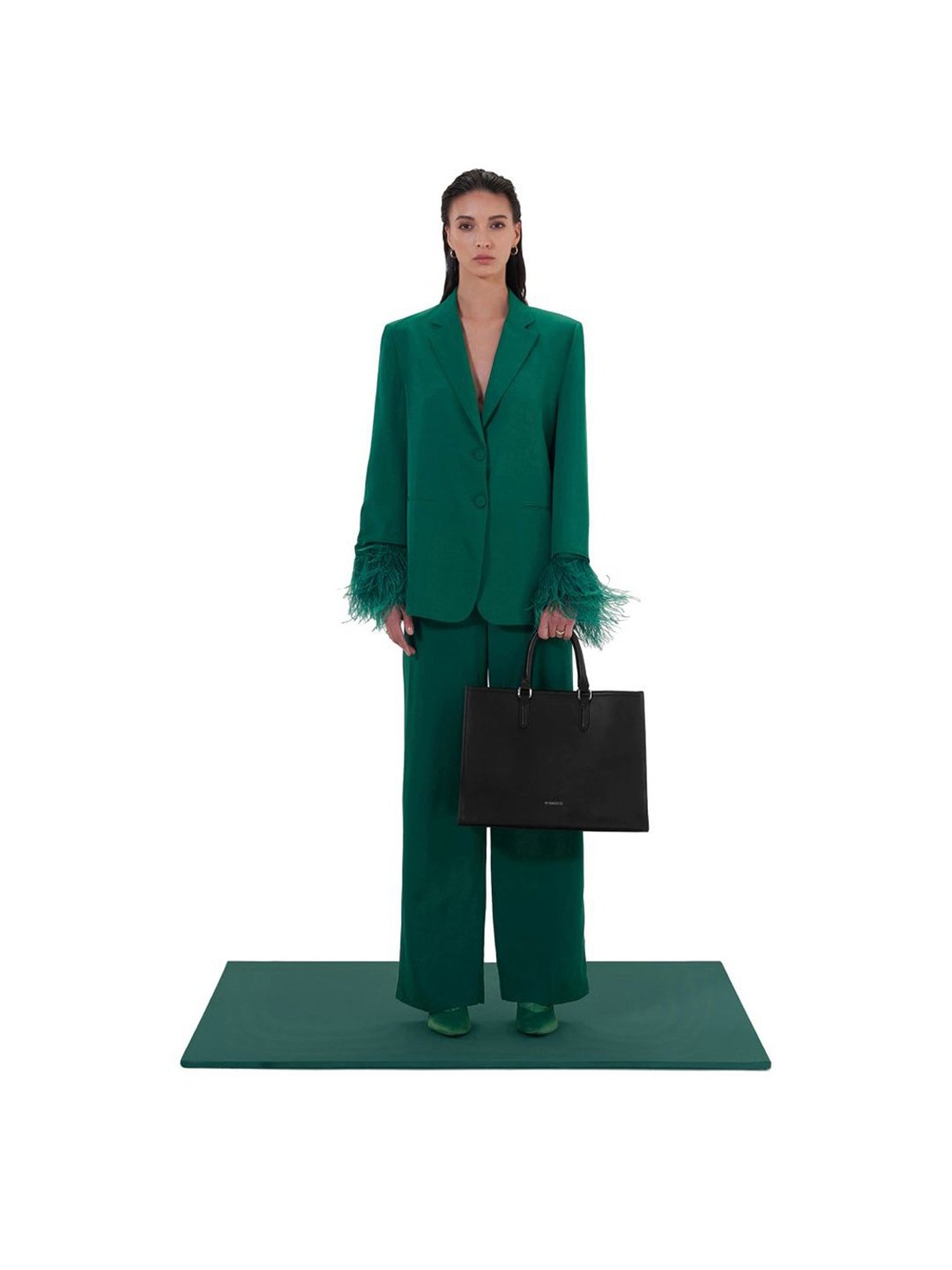 Miraggio Black Solid Large Tote Handbag