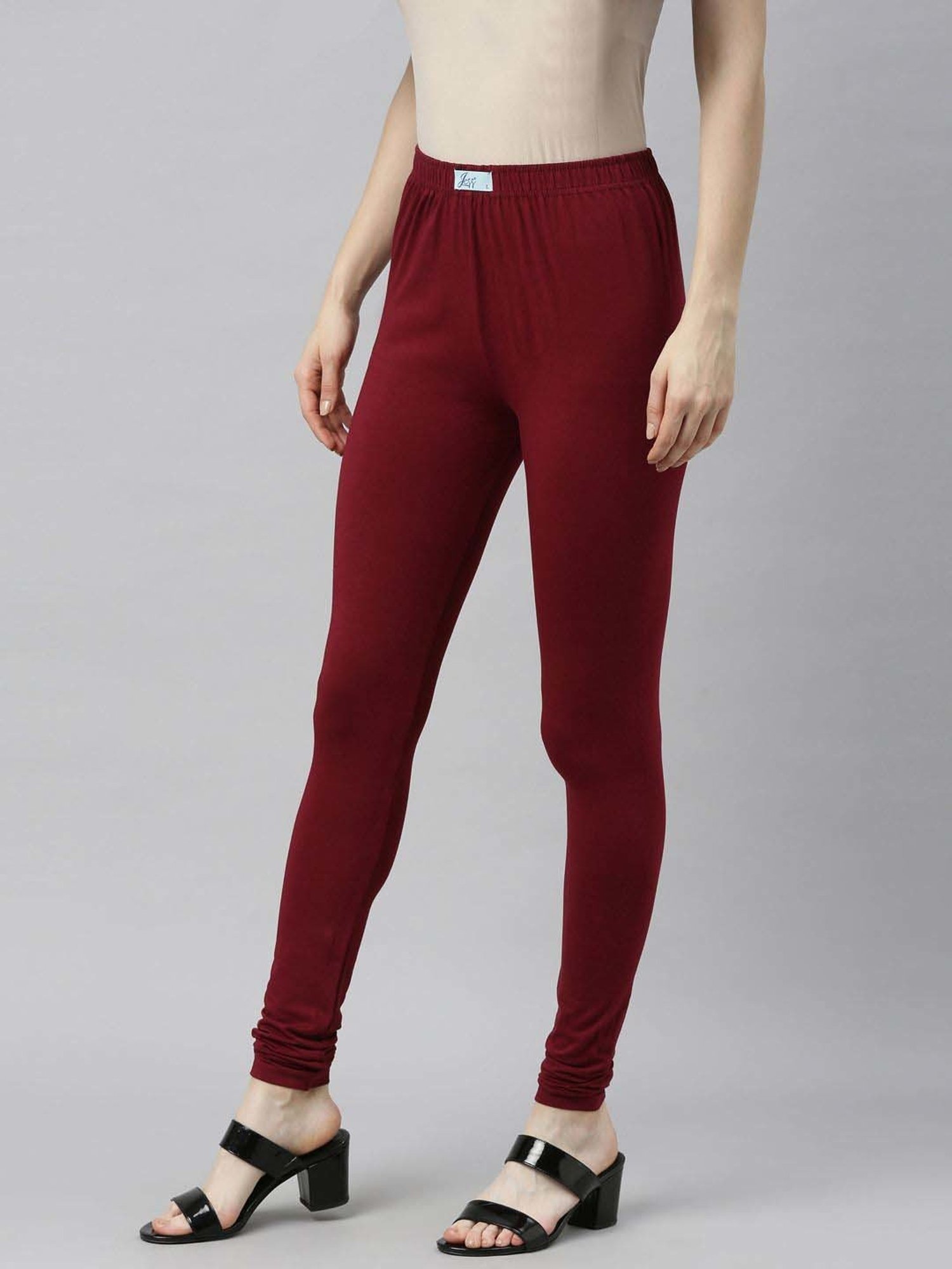 JCSS Maroon Cotton Leggings