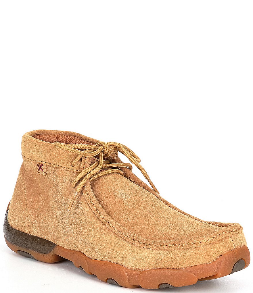 Twisted X Men's Lace-Up Chukka Driving Moccasins