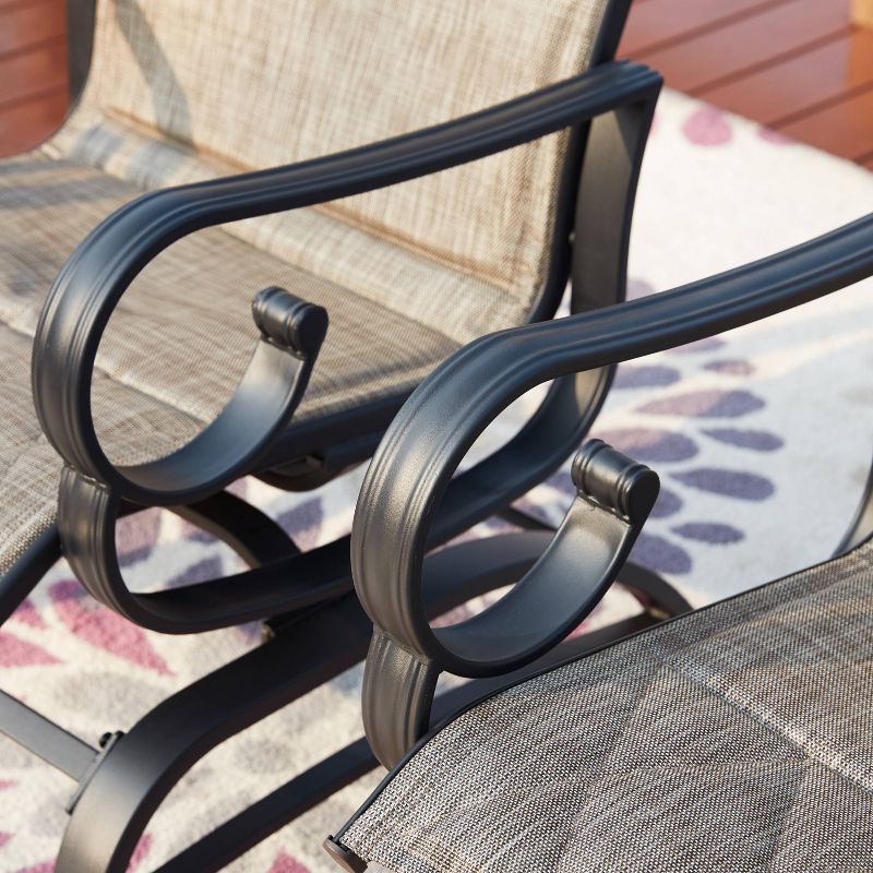 2pc Outdoor Patio Glider Set - Patio Festival