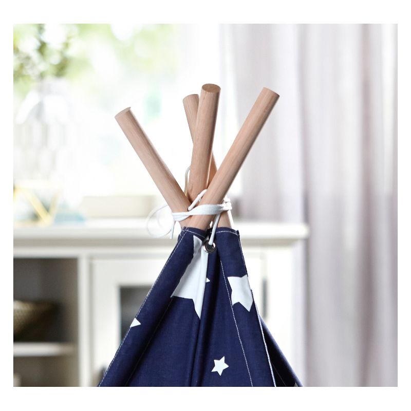 Dogs Tent - Blue with White Stars - Medium