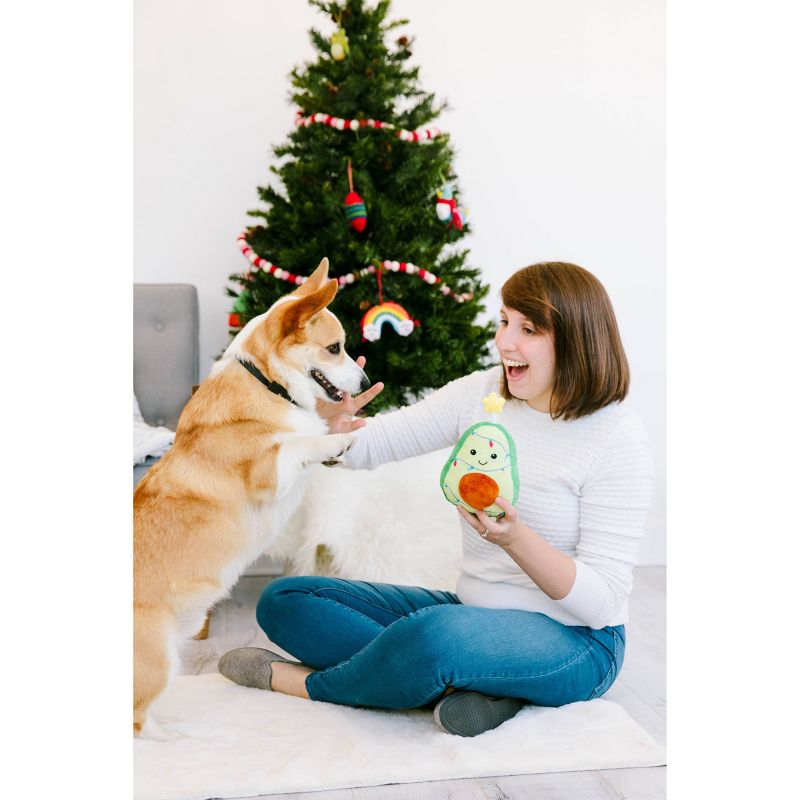 Pearhead Avo Happy Holiday Dog Toy