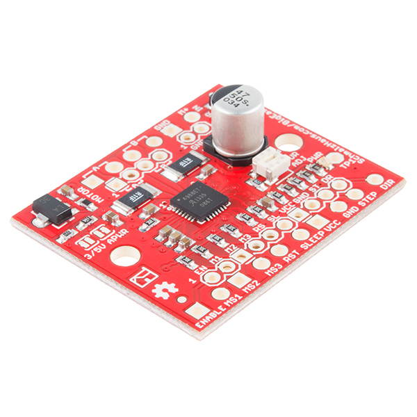 sparkfun big easy driver stepper motor driver board for bi-polar stepper motors up to a max 2a/phase maximum motor drive voltag