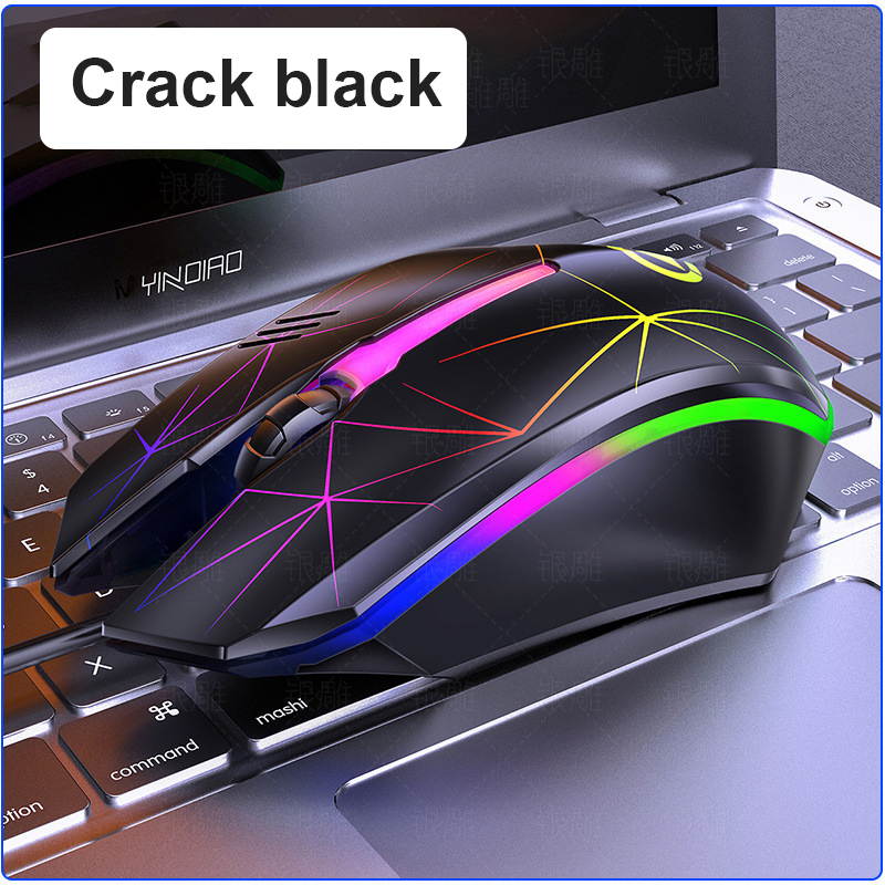 Gaming Mice With 7 Colorful Blacklight Color LED Light 1200 Dpi USB Wired Gaming Mouse Ergonomic Gamer Mice for PC/Laptop Computer