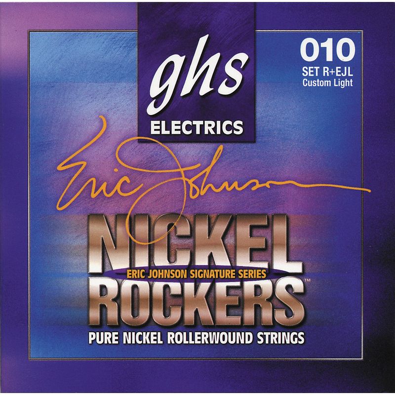 GHS Eric Johnson Signature Series Nickel Rockers Light Electric Guitar Strings