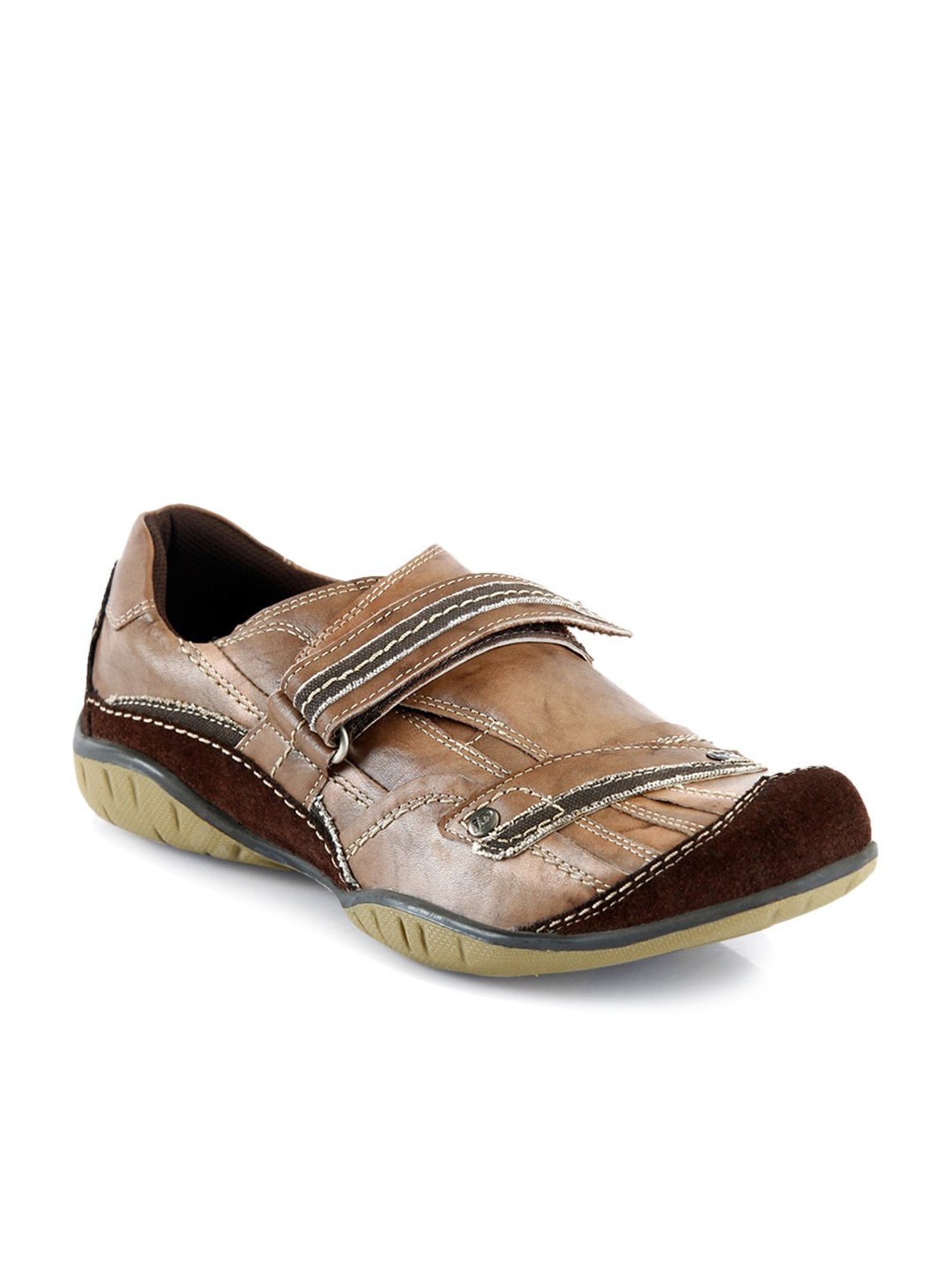 ID Men's Brown Casual Loafers