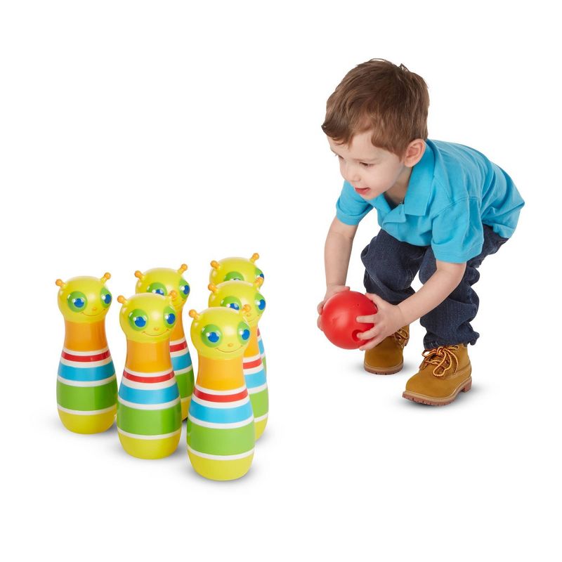Melissa & Doug Rainbow Caterpillar Bowling Set