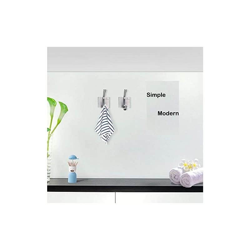 Small Wire Hooks Mega Pack, White, 28-Hooks, 32-Strips, Organize Damage-Free