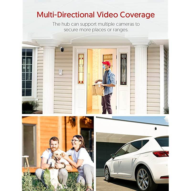 Wireless Security Camera System,1080P Home Security Camera System, Rechargeable Battery 180-Day Battery Life, Face Recognize, IP65 Weatherproof, HD Night Vision, 2-Way Audio, Cloud Service