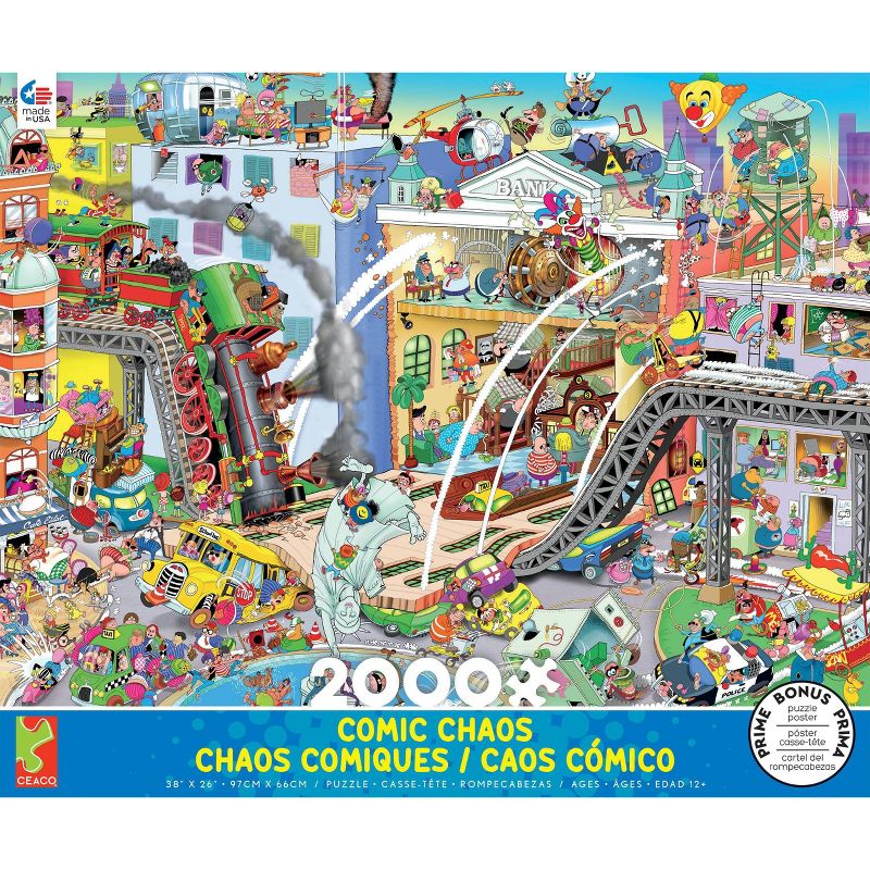 Ceaco Who Robbed the Bank? Jigsaw Puzzle - 2000pc
