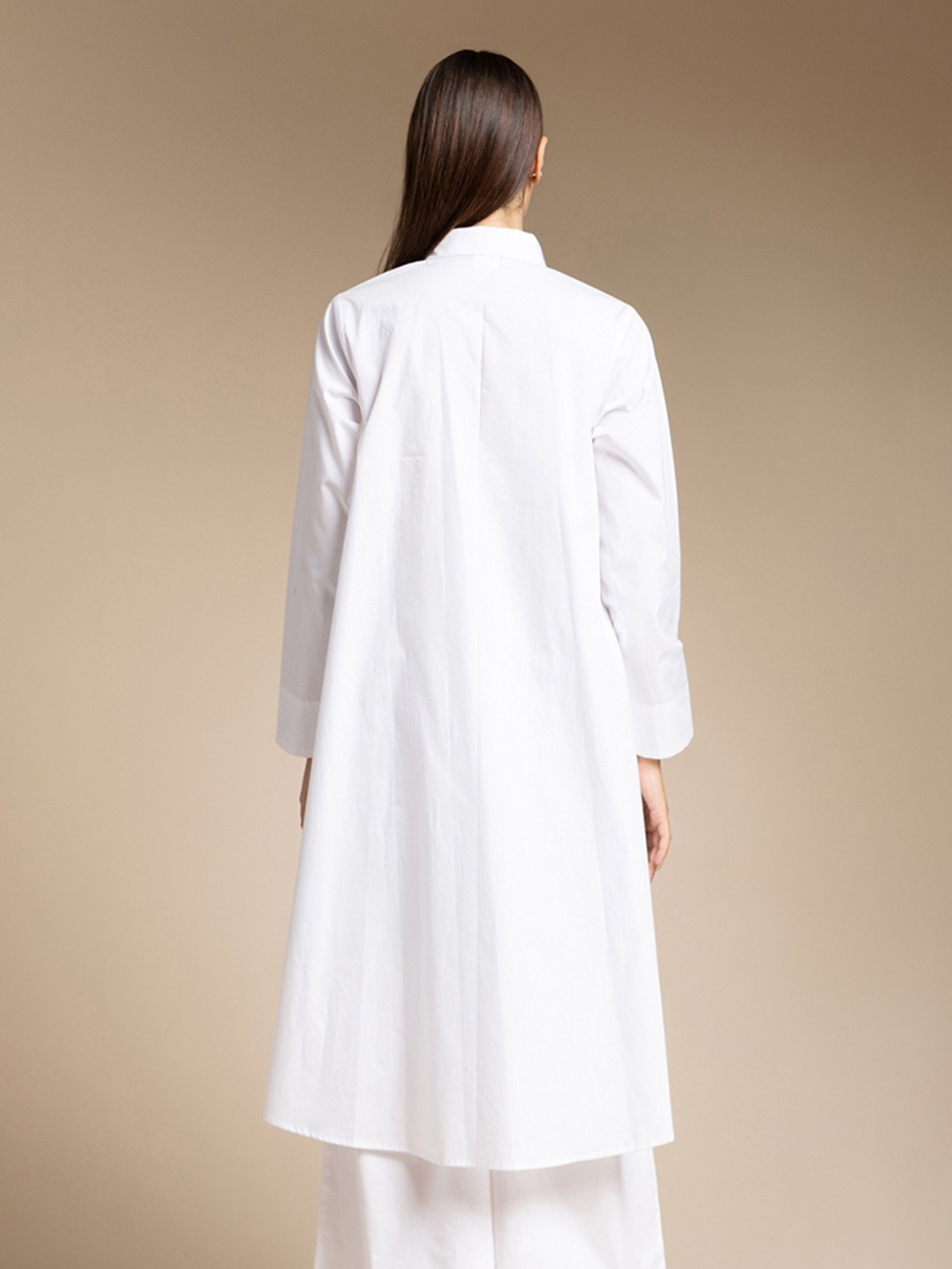 House of Manaa White Mirror Shirt