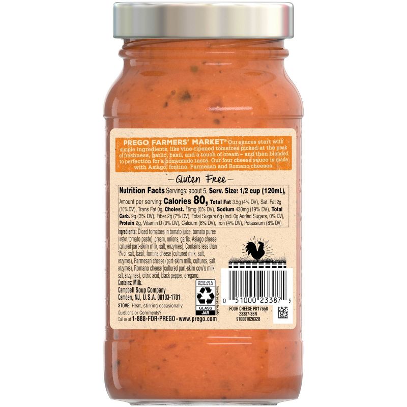 Prego Farmers' Market Four Cheese Pasta Sauce - 23.5oz