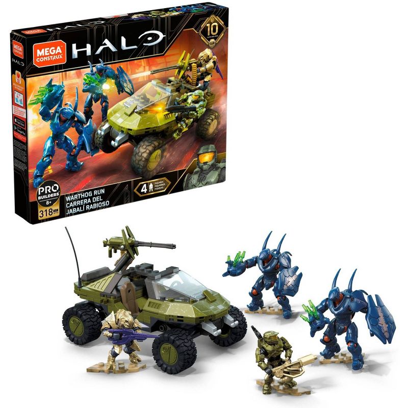 Mega Construx HALO Warthog Run Construction Set