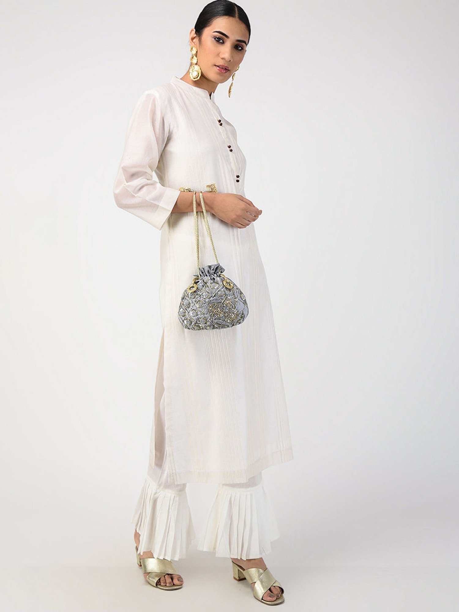 Smriti Gupta Kapaas Ivory Kurta