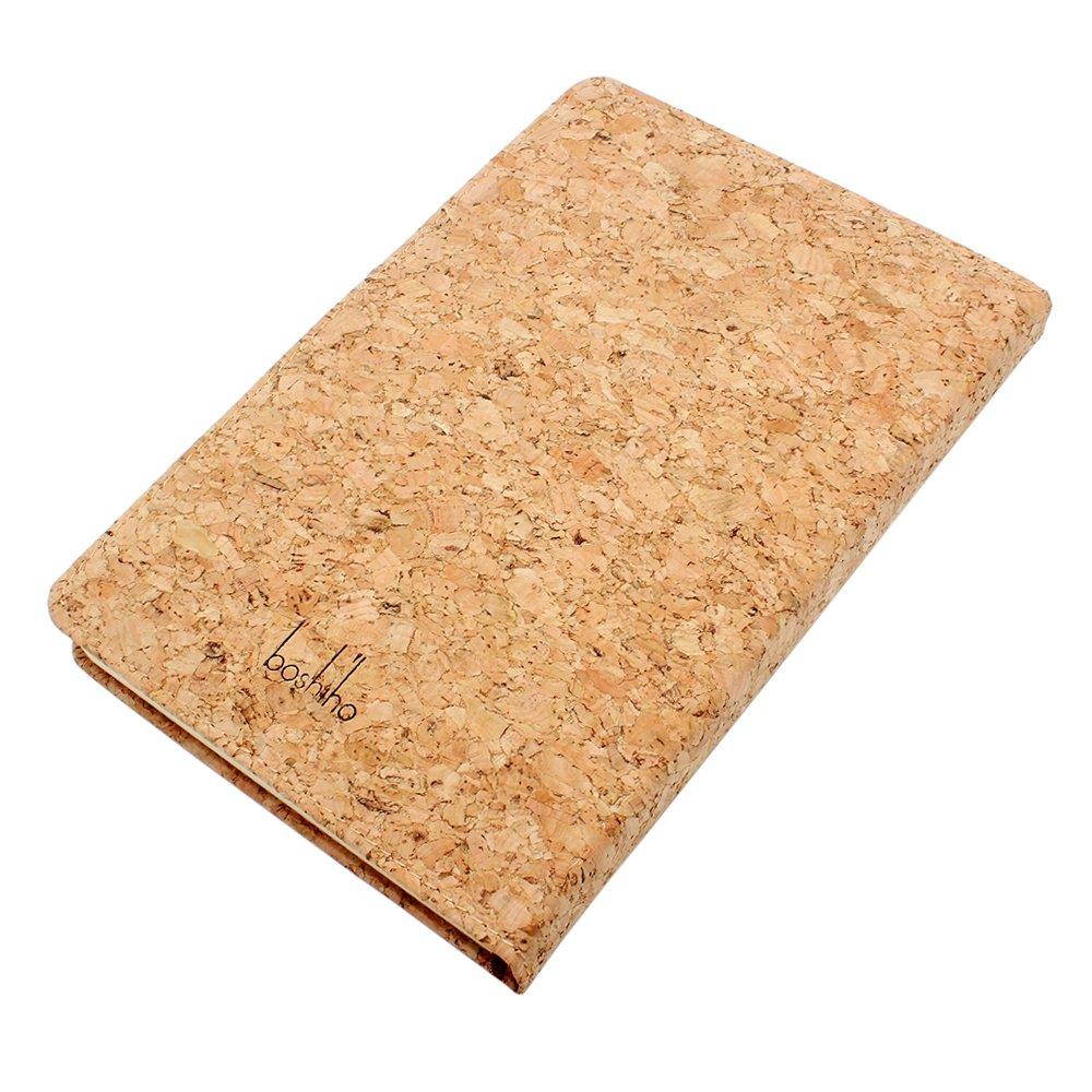 Boshiho Eco-friendly Cork Cover Journal (Notebook, Diary) Vegan Gift (Color 3)