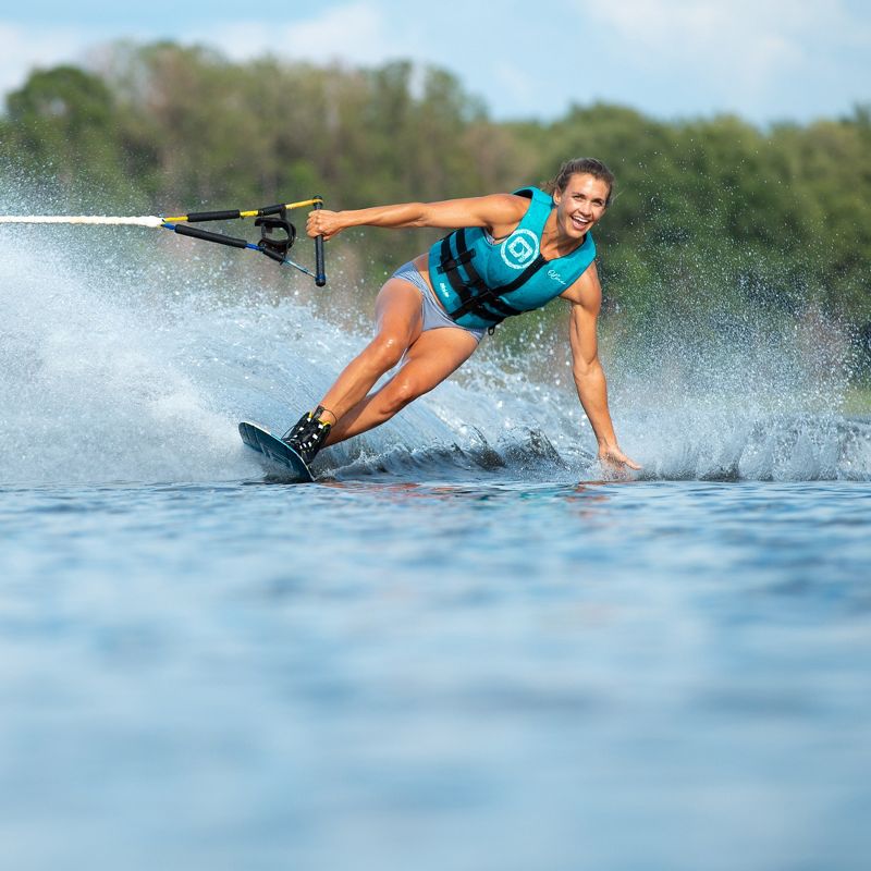 O'Brien Watersports 64 Inch Z9 STD Beginner Ladies Pro Tour Boating Single Slalom Waterski, Blue